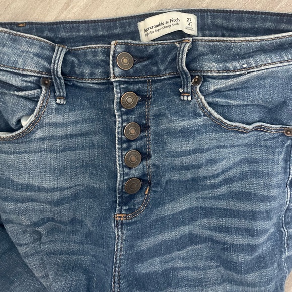 Abercrombie & Fitch Denim - Abercrombie & Fitch high rise super skinny ankle jeans